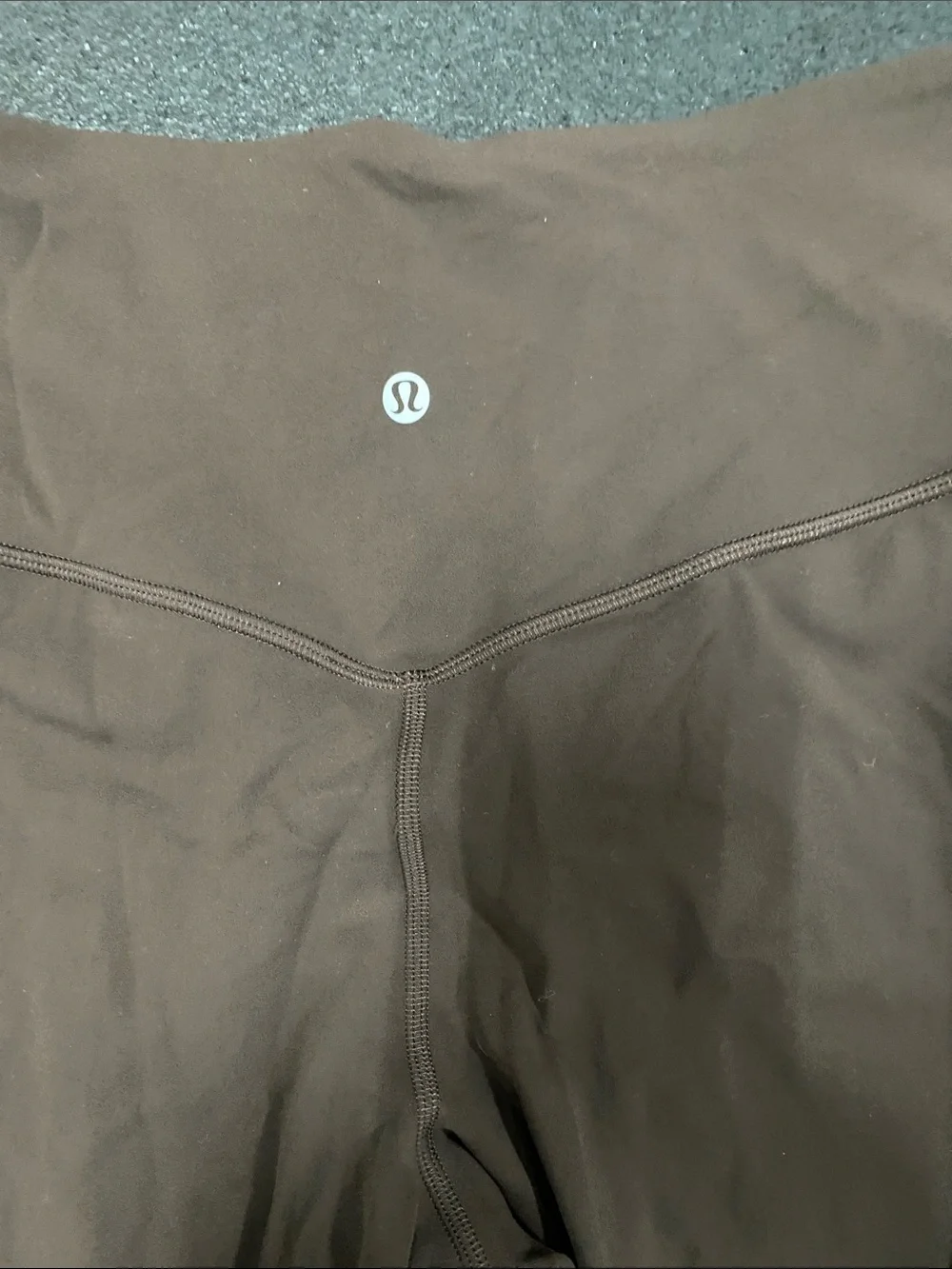 Lululemon Stretch wide leg front pocket Leggings — Deep Brown size 10